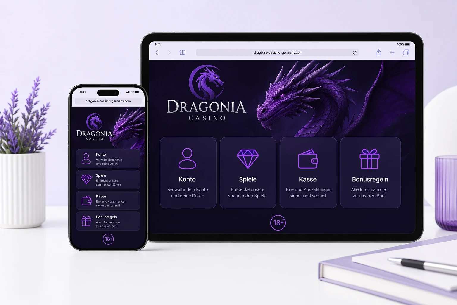 Mobile Nutzung von Dragonia Casino im Überblick