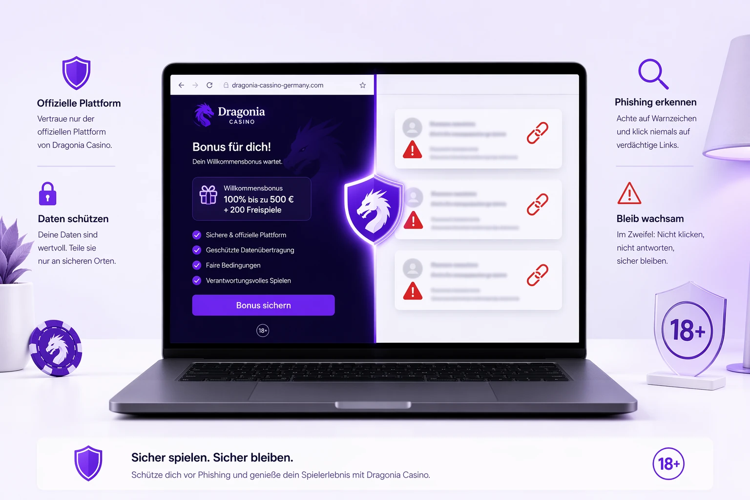 Gefälschte Bonusangebote und Phishing zuverlässig erkennen