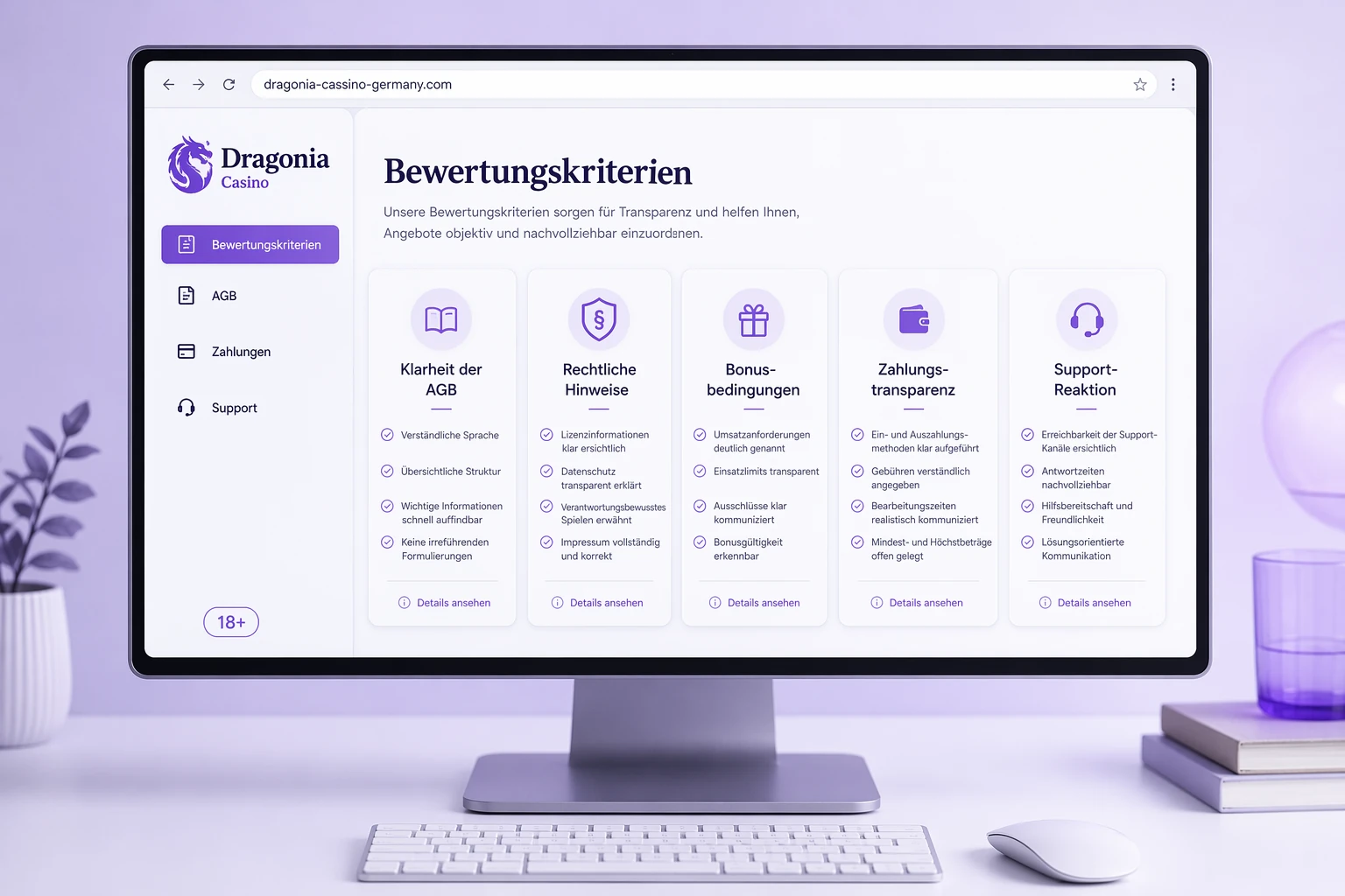 Dragonia Casino Bewertung: Kriterien statt Bauchgefühl